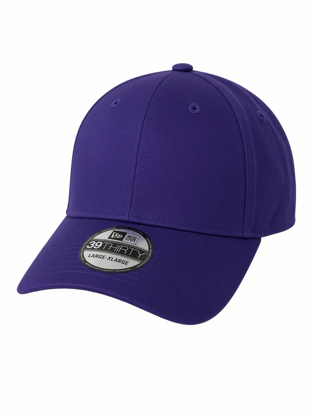 New Era Purple Blank 39THIRTY Stretch Fit Baseball Cap Size L/XL